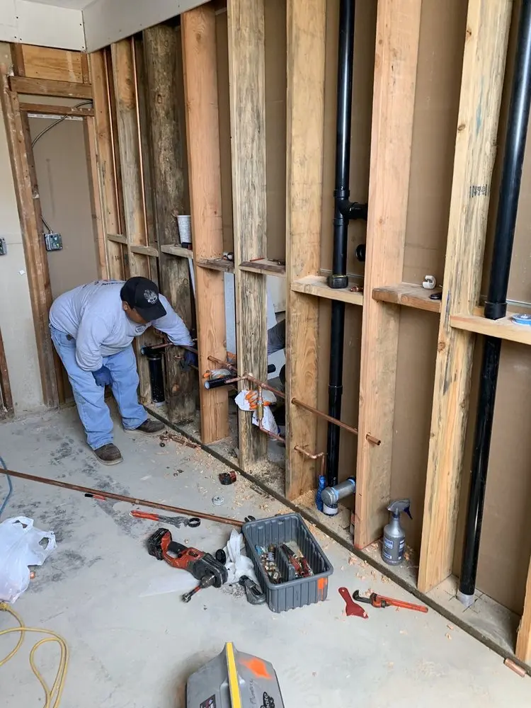 Commercial rough-in plumbing for Gas Line Repair in Massaponax